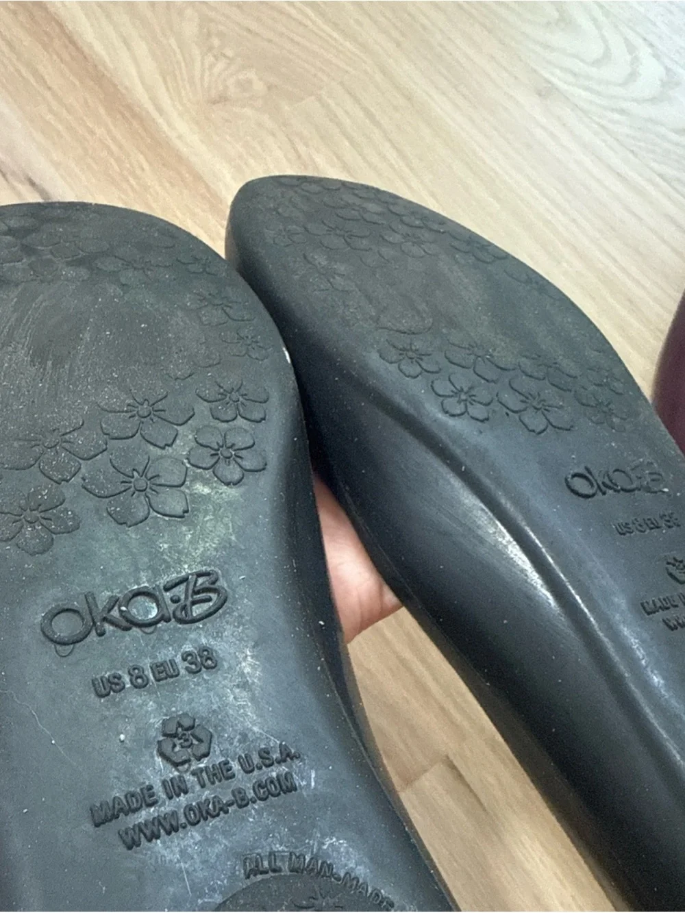 Okab Oka b Taylor Matte Ballet Shoe Slipper Womens 8 USA made women owned (2)